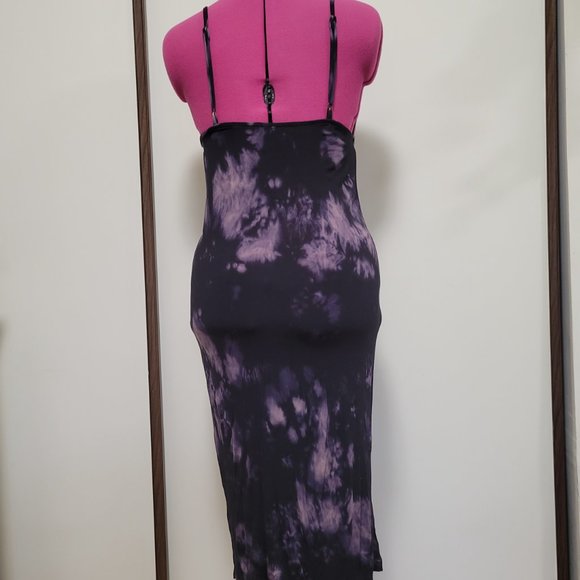 YFB Young Fabulous & Broke Fabian Dress - Small Tie dye Bodycon Modal S - Picture 6 of 10